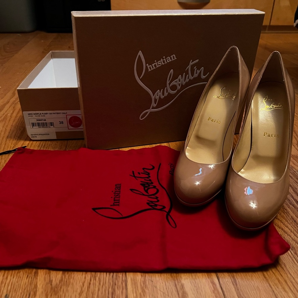 Christian Louboutin Patent Leather Pump 120